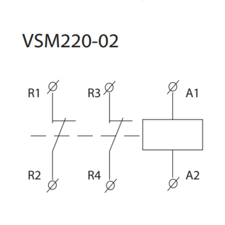 Installationsschütz mit manueller Bedienung 2NC ELKO VSM220-02 230V AC