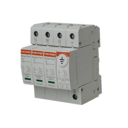 Blitzstromableiter MERSEN Typ 2 AC 40kA Überspannungsschutz STPT2-40K275V-4P-TE