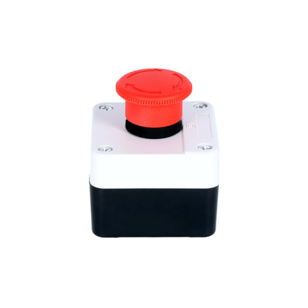 Notausschalter STOP 10/6A 230V Notaus mit Gehäuse IP65 DV-0065