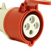 CEE Steckdose Kupplung 4P 32A IP44 400V 3126-304-1601