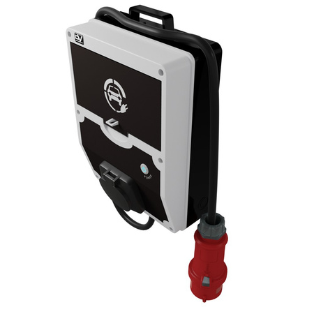 WALLBOX mobiles Ladegerät Ladestation 11 kW Typ 2 16A CEE Stecker DV-7280-EV