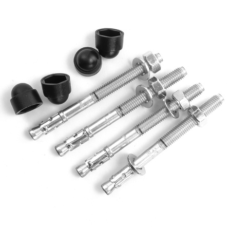 Wassersäule Gartenpfosten mit Wasserhahn dekorative Wasserzapfstelle anthrazit Wasserzapfsäule Doktorvolt DV-5145