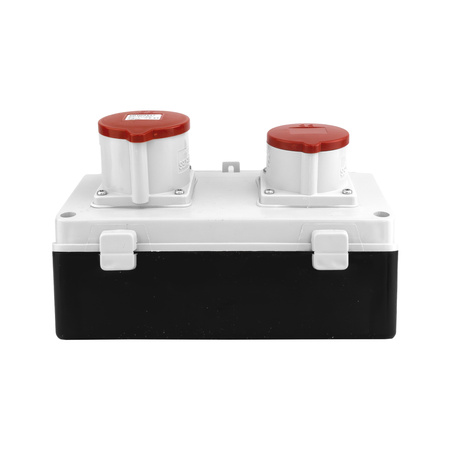 Baustromverteiler Walter-Kraft-S/FI 32A 16A 2x230 Schuko System Mennekes-Steckdosen KW-0010-D