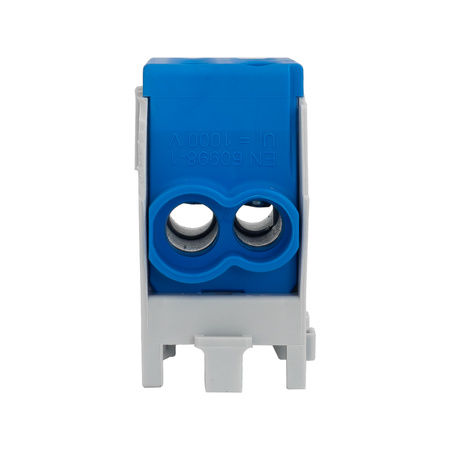Hauptleitungsklemme Abzweigklemme HLAK 25-1/2 M2 blau Klemmblock Verteilerklemme 1P 1,5-25 mm2 1,5-16mm2 Pollmann 208 2080137