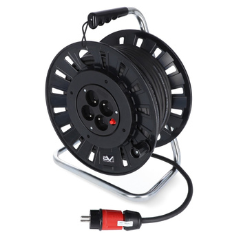 Kabeltrommel Verlängerungskabel 4x230V/16A 25m 3x2,5mm2 DV-9994-F-B230