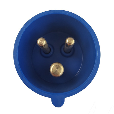 Marlanvil CEE Camping Adapter mit Stecker 16A auf 15A 250V Steckdose britischer Standard Stromadapter IP20 6.8216.UK16