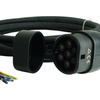 Ladekabel Typ 2 400V 32A 22kW 5 Meter IP54 Ersatzteil Wallbox Elektroauto MEAC-T-032A-V1-03-5M