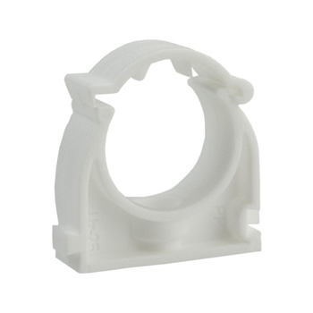 1 Stück PVC Rohrschelle RL, RLm, RS ⌀16 Rohrclip Rohrklemme Rohrhalter Marmat UZ-16