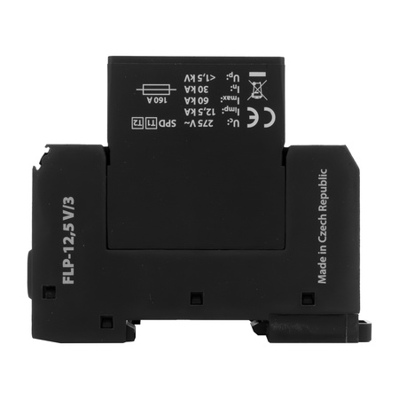 Überspannungsableiter Typ 1 12,5kA FLP-12,5 V/3 bis 350V DC für Hutschiene Überspannungsschutz Blitzschutz für Niederspannung A03425