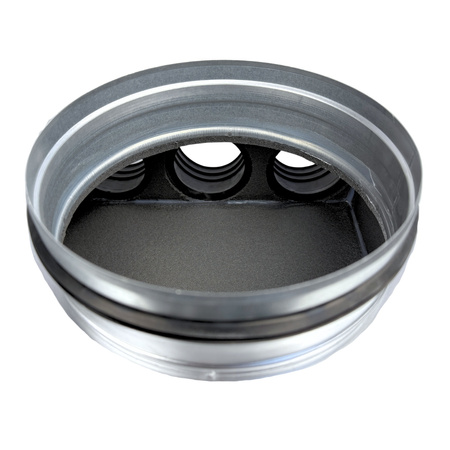 Achtfacher Rohrverteiler 6×75mm / 160mm E-KRR-6X75/200-OC (0+6+0)