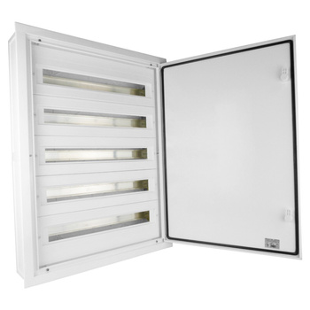 Verteilerkasten IP54 DARP-120 5x24 Unterputz Alutür Unterverteiler Sicherungskasten E-P 9.524