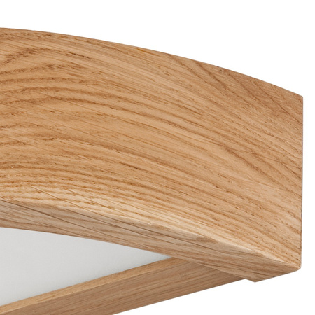 LED Wandleuchte Lampe Eiche 1-flammig 40,5/11,5 cm E27 LD-PD-6.4 DAB