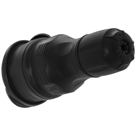 Tragbare zerlegbar Steckdose 230V Schuko IP44 mit Klappe Schwarz W-01150