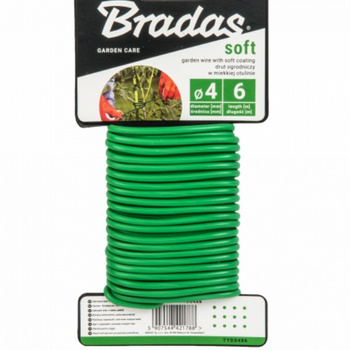 Bindedraht Bindeschnur Pflanzendraht Gartendraht SOFT 5mm x 4m Bradas 1795