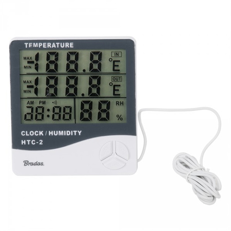 Wetterstation Digital Thermometer Hygrometer WHITE LINE Bradas WL-M21