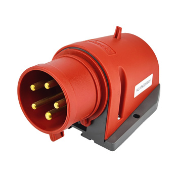 CEE Wandstecker mit Phasenwender Aufputz 5P 32A 400V IP44 3107-352-1600