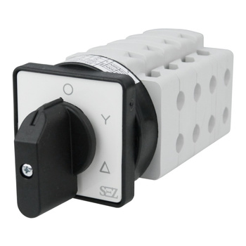 SEZ Nockenschalter 3P 32A 0-Y-Δ Asynchronmotoren m.Griff S32 JD 9551 A6