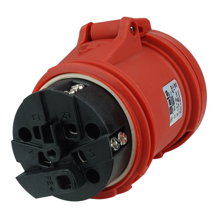 CEE Steckdose Kupplung MULTI-GRIP ECR 3P+N+PE 63A 400V IP44 BALS BL 31463