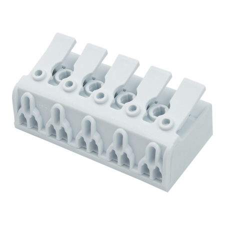 Lüsterklemme Leuchtenklemme 5-polig mit Hebel 0.75-2.5mm2 450V VDE DGN DG238-10.0-05P-19-03