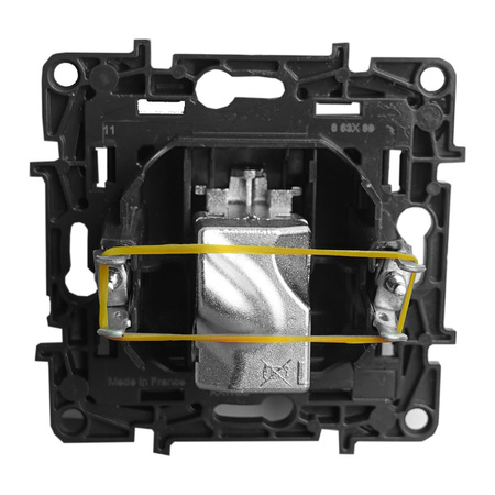 Computersteckdose RJ45 CAT6 UTP schwarz Niloe Step 863563