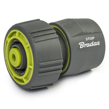 Schlauchkupplung 3/4" mit Stop Schnellkupplung LIME LINE SOFT BRADAS LE-S2150K