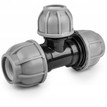 T-Stück für PE Rohr 40 / 25 / 40 mm Verbinder PN10 BRADAS DSRA10T4025