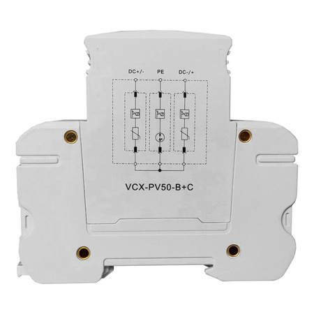 Überspannungsschutz 3P 1000V DC T1 T2 (B+C) 12,5kA Blitzschutz DCBC3P1000PV5012,5KA