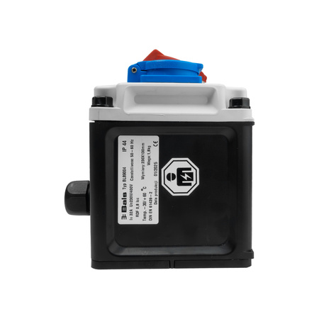 Baustromverteiler 2x16A 230V Schuko 1x16A CEE IP44 BALS ohne Sicherungen BL89004