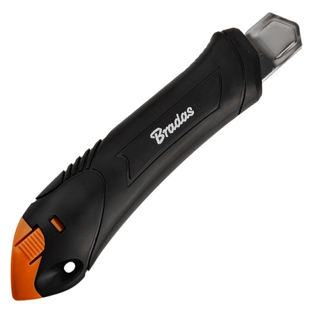 Cuttermesser 18mm Bradas Tapetenschneider Abbrechklinge Teppichmesser universal schwarz DIY-KN1823