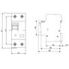 SEZ FI/LS C13A 30mA 2P 10kA RCBO FI/LS-Schalter 0090718 Kombi Schalter 8841