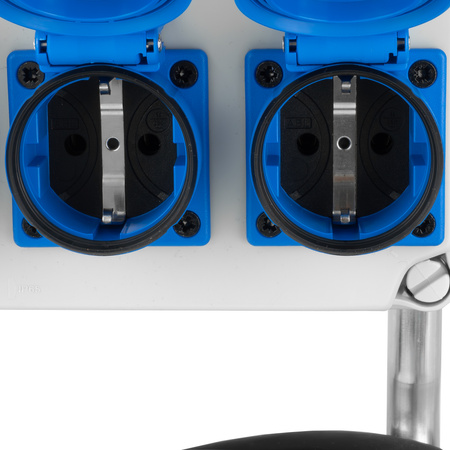 Baustromverteiler mit Ständer 2xCEE 16A 4xSchuko ohne Sicherungen Brennenstuhl 115 1153750