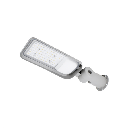 Straßenleuchte Straßenlaterne Straßenlampe JAZMIN 50W 4000K 6750LM IP65 Hellgrau