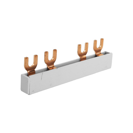 Phasenschiene 2P Gabel 4-polig 5-Module 12mm2 PS/G Schiene Sammelschiene 80A DV-2879-PSG