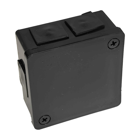 Abzweigkasten Aufputz Dose IP55 ViPlast 6/12 Eingängen 05 Schwarz 022-05