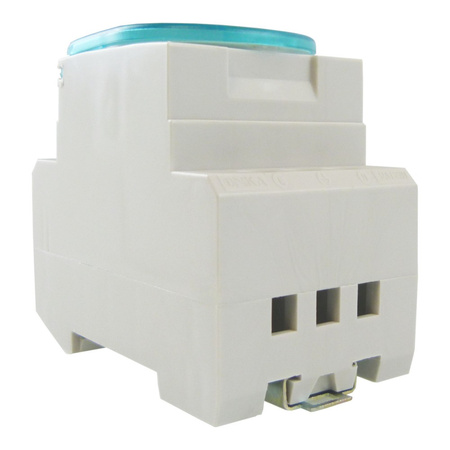 Steckdose Schuko für Hutschiene DIN TH35 16A 230V mit Klappdeckel ohne LED Schukodose Einbausteckdose 7160 ONKA T0-7160