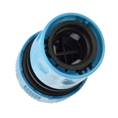 Schlauchkupplung Schnellkupplung 3/4" mit Wasserstopp Blister BLUE LINE G73033B