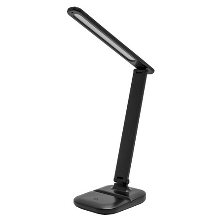 LED Schreibtischlampe Tischlampe Leselampe Büroleuchte Schalter schwarz 03725