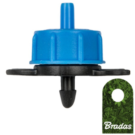 50x Tropfer mit Strömungslabyrinth 2l/h Außgang Emitter 4mm Micro Bewässerung DSE-TOD02-50