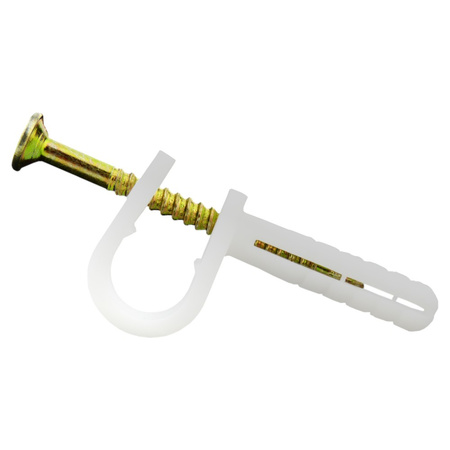 50 Stk. UPo Kabelhalter mit Schnellmontagestift Halter Stift Kabelschelle E-P 12.41