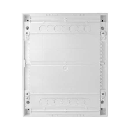 Sicherungskasten Aufputz Verteilerkasten 2-reihig 24 Module 8xMCB 1xRCCB VDE verdrahtet Verteilerschrank mit Sicherungen 370x305x96,5mm Hager Hohlwand Verteiler Abzweigklemmen Doktorvolt  DV-6319-NT