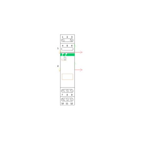 Elektromagnetische Relais PK-2P/230V  Schaltkontakte F&F 5526