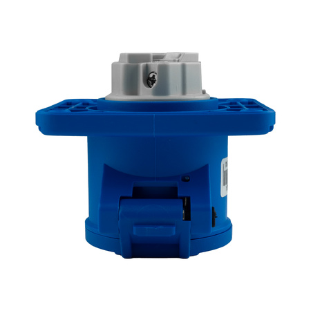 Einbausteckdose 230V CEE Camping Steckdose 230V 16A 3P 75x75 mm VDE TP Electric 3120-322-0975