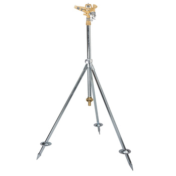 Impulsregner 90cm Teleskop Metall Impulsregner Rasensprenger Kreisregner Gartenregner Sprinkler BRADAS GKV604424SGWSET1