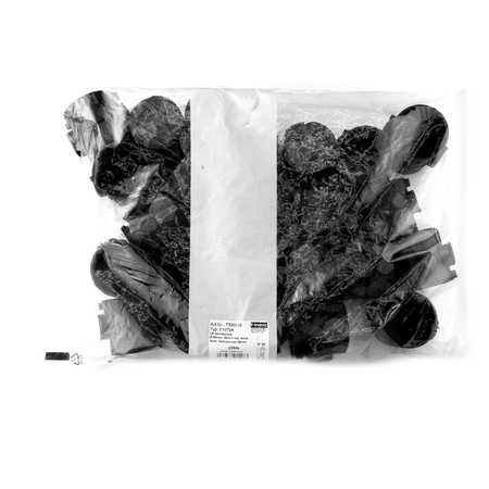 F-tronic Unterputzdose Hohlwanddose 1 Stück 2xM20 2xM25 Gerätedose winddicht Elektronikdose schwarz VDE 7320028