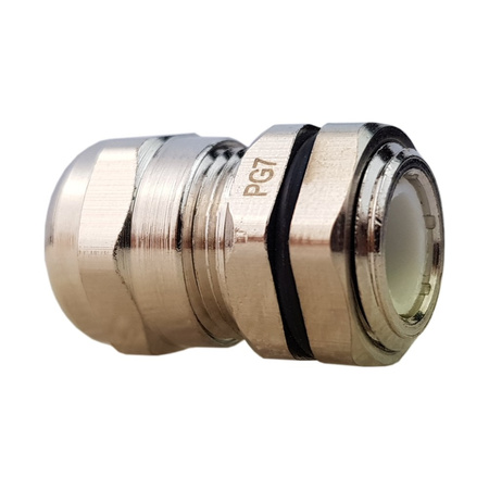 PG7 Kabelverschraubung IP68 Messing vernickelt DGN DDL-PG7M-10AH