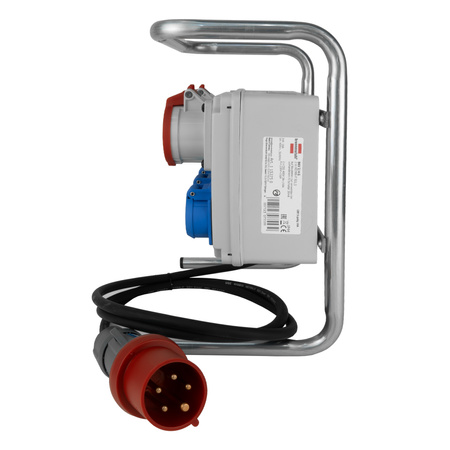 Baustromverteiler mit Ständer 2xCEE 16A 4xSchuko ohne Sicherungen Brennenstuhl 115 1153750