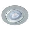 Verstellbare Deckenleuchte MONI LED Pendelleuchte rund 5W 4000K Einbauleuchte silber 03857