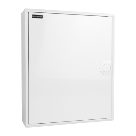 Sicherungskasten Aufputz Verteilerkasten 2-reihig 24 Module 10xMCB 1xRCCB VDE verdrahtet Verteilerschrank mit Sicherungen 370x305x96,5mm Hager Hohlwand Verteiler Abzweigklemmen Doktorvolt  DV-6326-NT