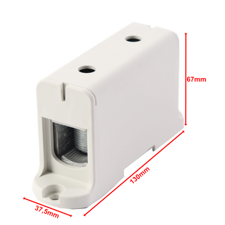 Hauptleitungsklemme Anschlussklemme ETB 240/1 Al/Cu Universalklemme elektroinstallation 2 Löcher Elektro Becov UK1240.21