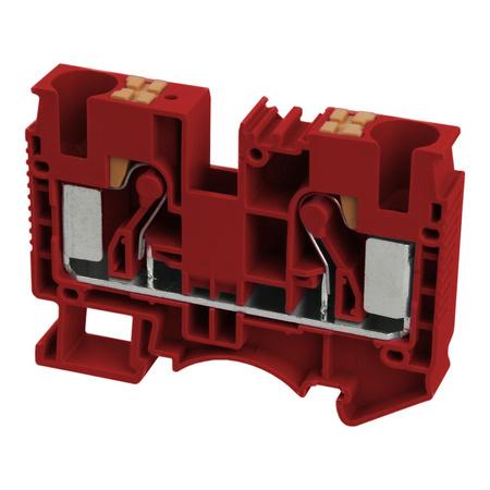 Reihenklemme 10mm2 Durchgangsklemme Rot UL DS10-01P-16-00A(H)